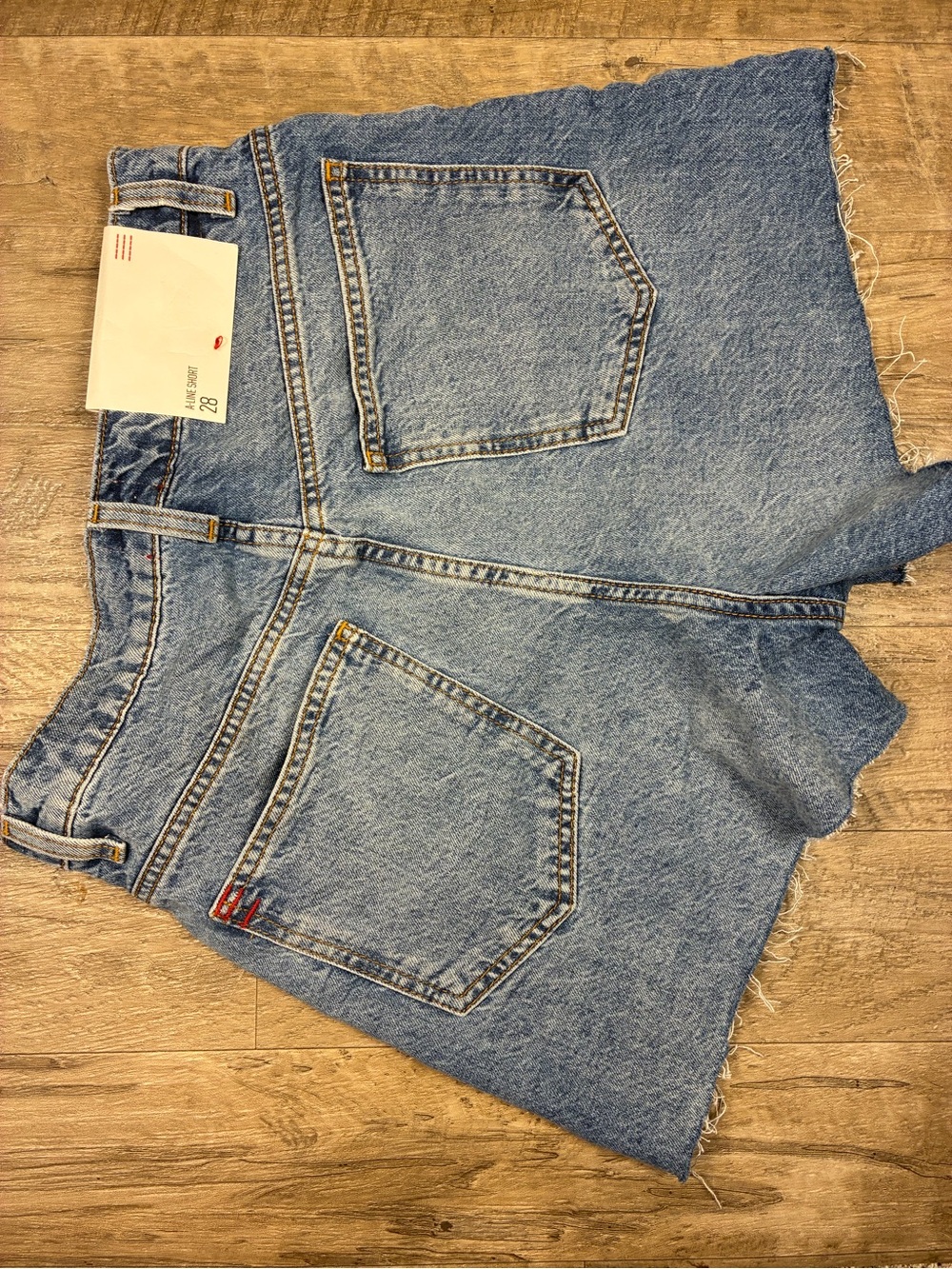 NWTs BDG High Waisted Demin A Line Shorts - Picture 9 of 11